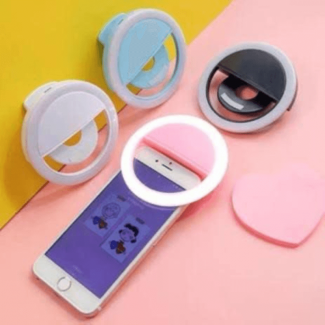 Mobile Selfie Ring Light LED - Clip-On Soft Illumination for Perfect Photos Price in Pakistan | LAPTAB