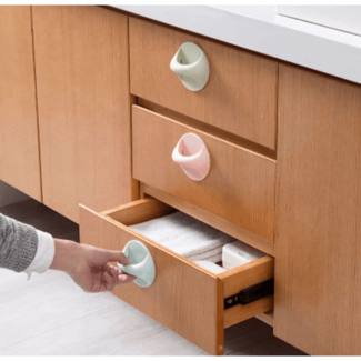 1pc Self-Adhesive Ergonomic Door Window Drawer Puller for Smooth Surfaces Price in Pakistan | LAPTAB