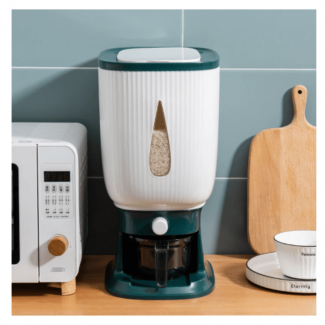 10kg Rice Dispenser and Cereal Storage Box with Automatic Measuring Function Price in Pakistan | LAPTAB
