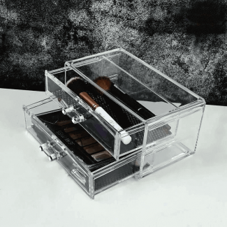 Transparent Drawer Style Makeup Organizer
