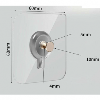Picture Frame Hanging Wall Hook Set - 3 Self-Adhesive Hooks, 5kg Capacity Price in Pakistan | LAPTAB