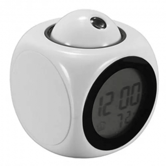 Projection LCD Snooze Alarm Clock with Temperature Display and Nightlight Price in Pakistan | LAPTAB