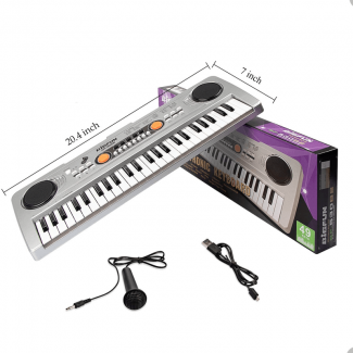 Big Fun Electronic 49 Keys Piano Keyboard for Kids with 8 Instrument Sounds Price in Pakistan | LAPTAB