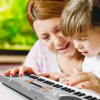 Big Fun Electronic 49 Keys Piano Keyboard for Kids with 8 Instrument Sounds Price in Pakistan | LAPTAB