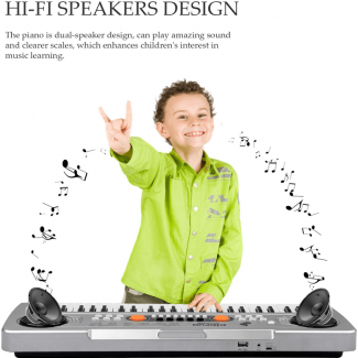 Big Fun Electronic 49 Keys Piano Keyboard for Kids with 8 Instrument Sounds Price in Pakistan | LAPTAB