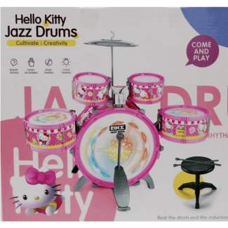 Hello Kitty Kids Jazz Drum Set - Compact Musical Toy for Ages 3+ Price in Pakistan | LAPTAB