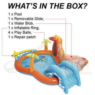 Safe Inflatable Marine Ball Pool Play Centre with Water Slide and Games Price in Pakistan | LAPTAB
