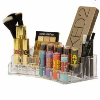 19 Grid Cosmetic Organizer