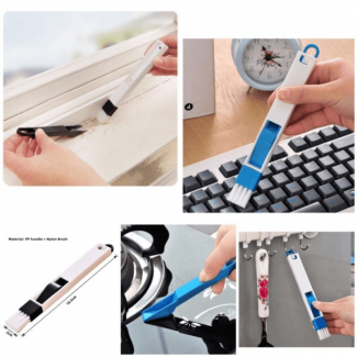 2Pcs 2 in 1 Mini Brush And Duster