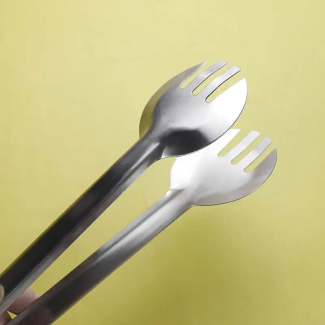 Stainless Steel Kitchen Serving Tongs with Comfortable Grip for Safe Cooking Price in Pakistan | LAPTAB