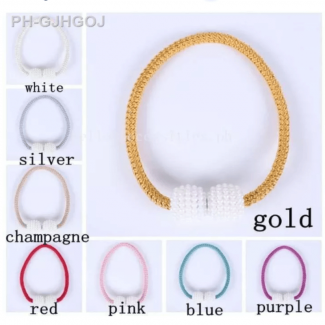 2 pcs Magnetic Pearl Curtain Buckle Clips for Easy Curtain Styling Price in Pakistan | LAPTAB