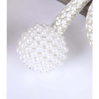 2 pcs Magnetic Pearl Curtain Buckle Clips for Easy Curtain Styling Price in Pakistan | LAPTAB