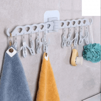 Sticky Rotating Multifunctional Hanger with Detachable Clips for Clothes Price in Pakistan | LAPTAB