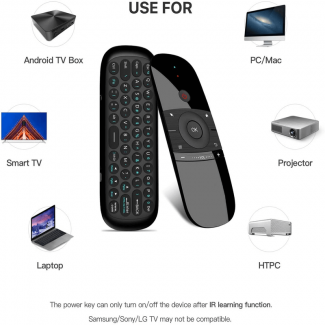 Wechip W1 2.4GHz Wireless Air Mouse with Double-Sided Keyboard Design Price in Pakistan | LAPTAB