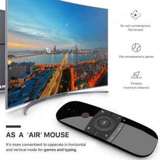 Wechip W1 2.4GHz Wireless Air Mouse with Double-Sided Keyboard Design Price in Pakistan | LAPTAB