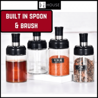 Airtight Glass Jar Spice Container Bottle 250ML for Fresh Spice Storage Price in Pakistan | LAPTAB