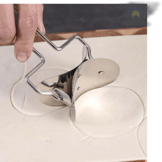 Large Dumpling Dough Circle Roller Cutter for Easy Pastry and Pizza Making Price in Pakistan | LAPTAB