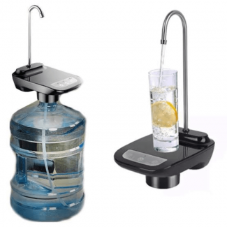 Rechargeable Electric Water Dispenser Pump with Tray Design for Hands-Free Use