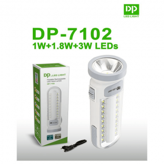 LED Rechargeable Emergency Light DP 7102 - 3 Modes for Home and Outdoor Use Price in Pakistan | LAPTAB