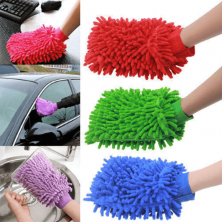 Microfiber Gloves for Car Washing - Pack of 4, Soft & Scratch-Free Price in Pakistan | LAPTAB