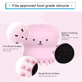 Silicone Octopus Facial Cleansing Massage Brush for Gentle Exfoliation Price in Pakistan | LAPTAB