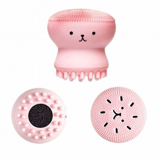 Silicone Octopus Facial Cleansing Massage Brush for Gentle Exfoliation Price in Pakistan | LAPTAB