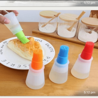 Silicone Brush Oil Bottle Set of 2 - Leak-Free, Dishwasher Safe Applicators Price in Pakistan | LAPTAB