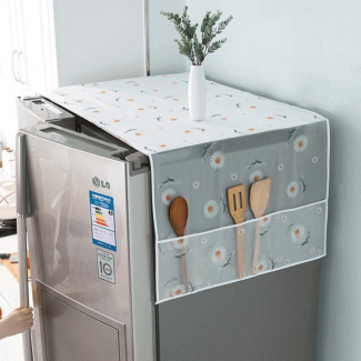 Dust Proof Fridge Cover with 3 Pockets - Waterproof & Eco-Friendly Protection Price in Pakistan | LAPTAB