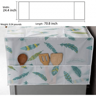 Dust Proof Fridge Cover with 3 Pockets - Waterproof & Eco-Friendly Protection Price in Pakistan | LAPTAB