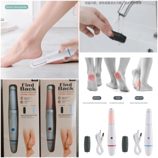 Find Back Rechargeable Electric Callus Remover for Soft Feet Care Price in Pakistan | LAPTAB