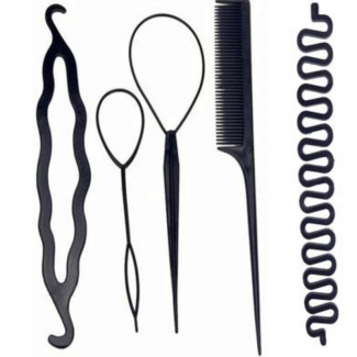 5 Pcs DIY Hairstyling Clip Tool Set for Easy Home Hair Styling Price in Pakistan | LAPTAB
