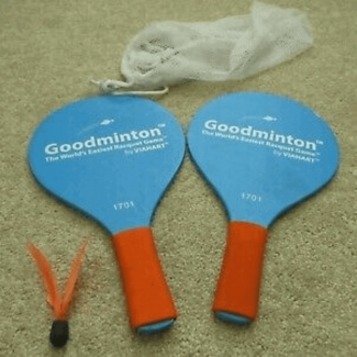Goodminton Racquet Game Set with 2 Paddles, 4 Birdies, and Mesh Bag Price in Pakistan | LAPTAB