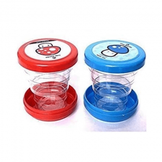 2 Pcs Collapsible Magic Cup Mug Glass - BPA Free Silicone, Leak Proof Price in Pakistan | LAPTAB
