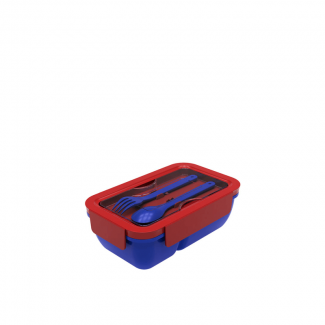 Mario Lunch Box with Spoon and Fork - BPA Free, Travel-Friendly Design Price in Pakistan | LAPTAB