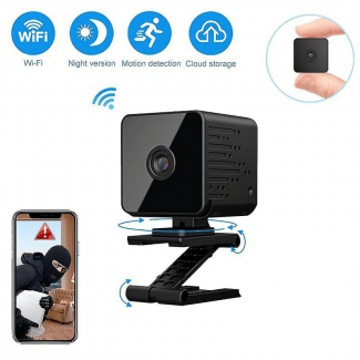 Wireless 1080P HD WiFi Spy Camera with Night Vision and Audio Recording Price in Pakistan | LAPTAB