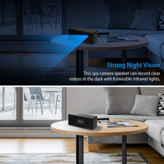 WiFi Wireless Bluetooth Speaker with 1080P Spy Camera and Motion Detection Price in Pakistan | LAPTAB