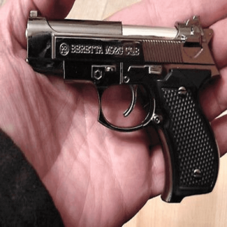 Mini Beretta M92G CQB Shaped Gas Lighter - Compact & Refillable Design Price in Pakistan | LAPTAB