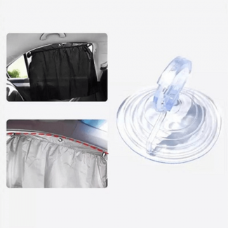 2 PCS Car Sunshade Curtain Set with Suction Cups for All Vehicle Models Price in Pakistan | LAPTAB