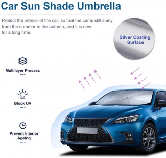 Alpha Foldable Umbrella Windshield Sun Shade for Car Interior Protection Price in Pakistan | LAPTAB
