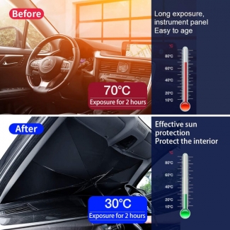 Alpha Foldable Umbrella Windshield Sun Shade for Car Interior Protection Price in Pakistan | LAPTAB