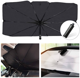 Alpha Foldable Umbrella Windshield Sun Shade for Car Interior Protection Price in Pakistan | LAPTAB