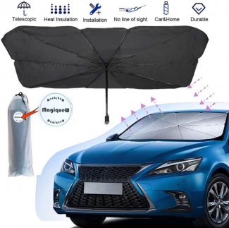 Alpha Foldable Umbrella Windshield Sun Shade for Car Interior Protection Price in Pakistan | LAPTAB