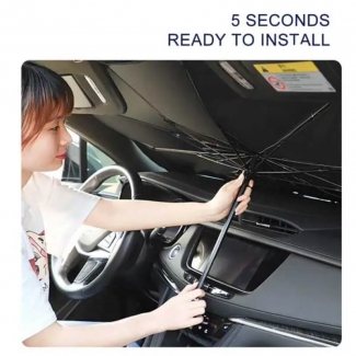 Alpha Foldable Umbrella Windshield Sun Shade for Car Interior Protection Price in Pakistan | LAPTAB