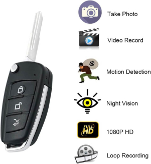 Mini HD 1080P Key Chain Camera with Motion Detection and Night Vision Price in Pakistan | LAPTAB