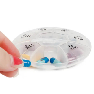 7 Days Weekly Mini Tablet Pill Medicine Box with 8 Compartments Price in Pakistan | LAPTAB