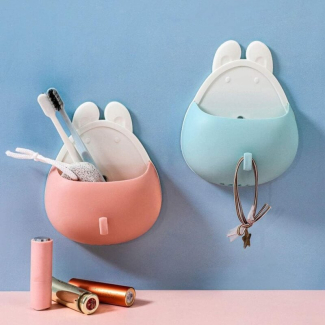 Multifunctional Wall-Mounted Toothbrush Storage Holder with Suction Cups Price in Pakistan | LAPTAB