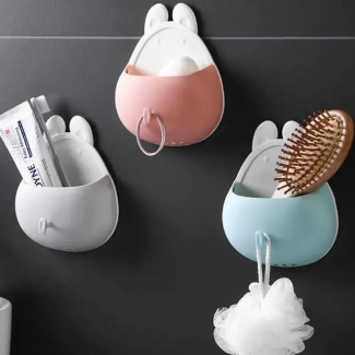 Multifunctional Wall-Mounted Toothbrush Storage Holder with Suction Cups Price in Pakistan | LAPTAB