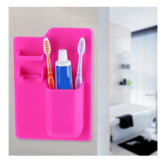 Waterproof Silicone Mighty Toothbrush Holder for Toiletries Organization Price in Pakistan | LAPTAB