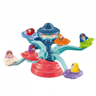 Kids Amusement Park Toy Set with Music, Lights, and 6 Dolls Price in Pakistan | LAPTAB