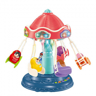 Kids Amusement Park Toy Set with Music, Lights, and 6 Dolls Price in Pakistan | LAPTAB